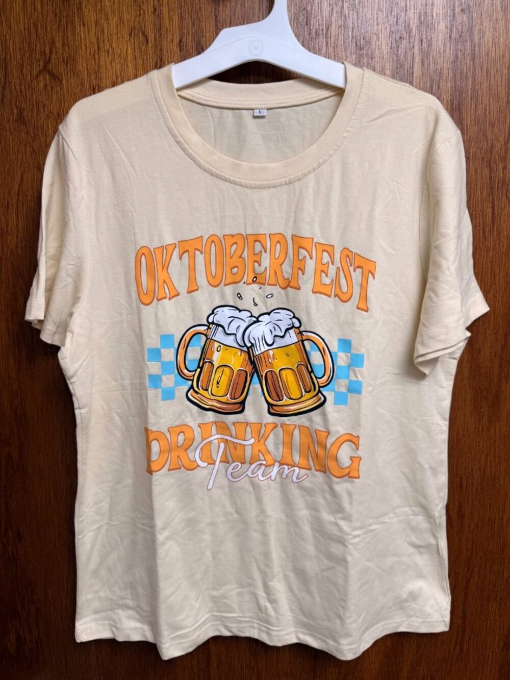 Oktoberfest Drinking Team Germany Party  Unisex T-Shirt New without tags LARGE
